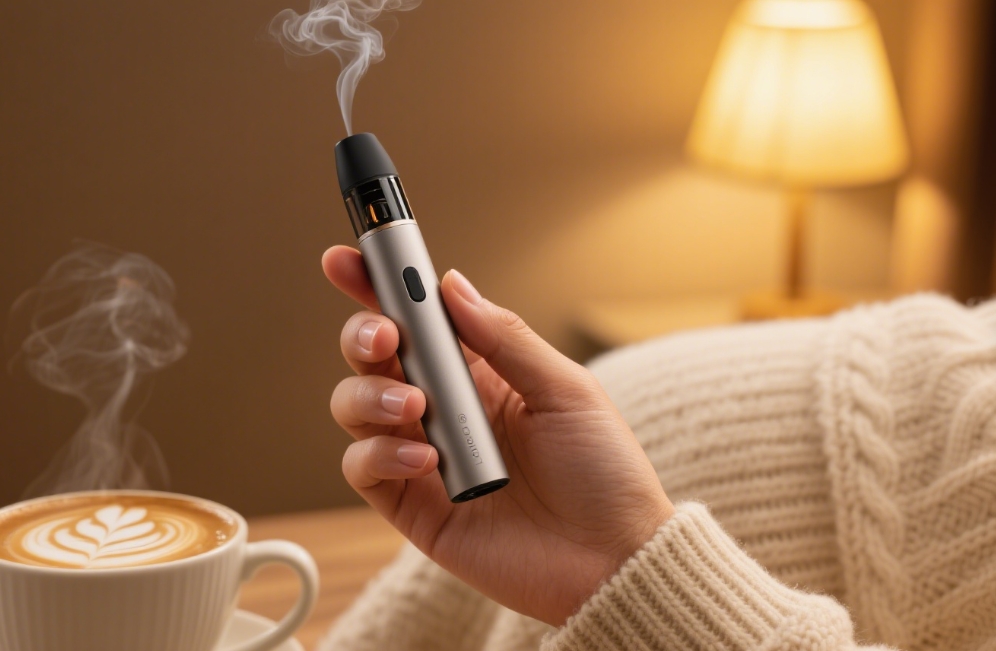 Elektroniczny Rytuał Komfortu: Jak Smak Caramel Latte Tworzy Ciepłe Doznania z E-papierosa