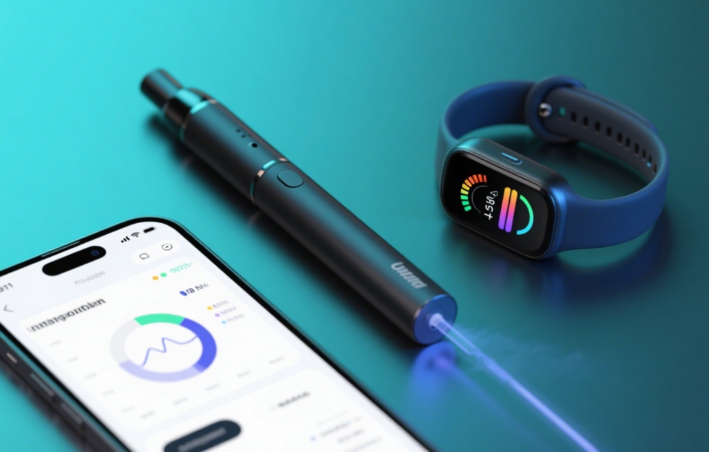 System Monitorowania Zdrowia dla E-papierosów z Integracją Bransoletki Fitness